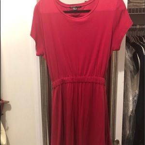 Theory, red cutout dress